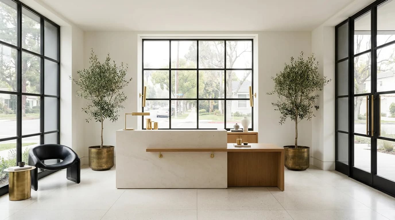 A refined modern professional office